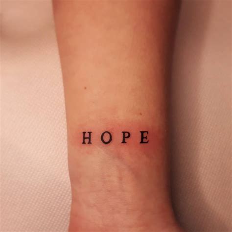 have hope tattoo|tattoos that symbolize hope.